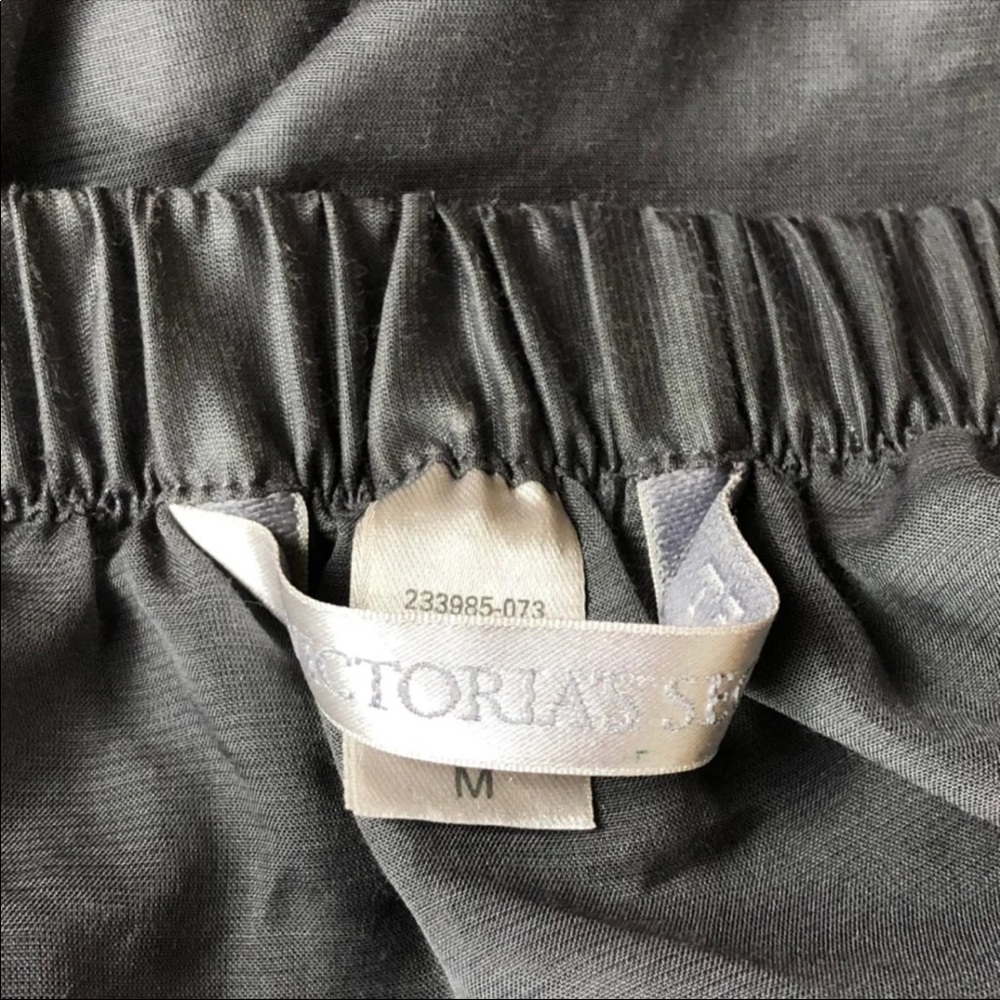 Victoria’s Secret halter lingerie babydoll top women’s size medium gray - Picture 3 of 4